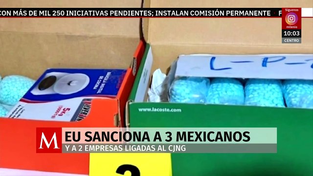 EU sanciona a tres mexicanos y dos empresas por vínculos con el CJNG