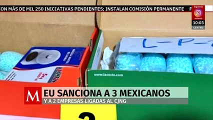 EU sanciona a tres mexicanos y dos empresas por vínculos con el CJNG