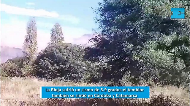 La Rioja sufrió un sismo de 5.9 grados: el temblor también se sintió en Córdoba y Catamarca