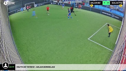 Faute de Tayeb B - Milan Bordelais