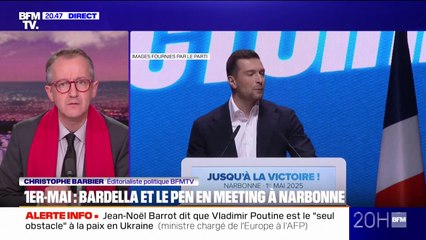 LE CHOIX DE CHRISTOPHE - Meeting du Rassemblement national: deux discours, une ligne ?