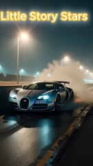 Silver Bugatti Veyron