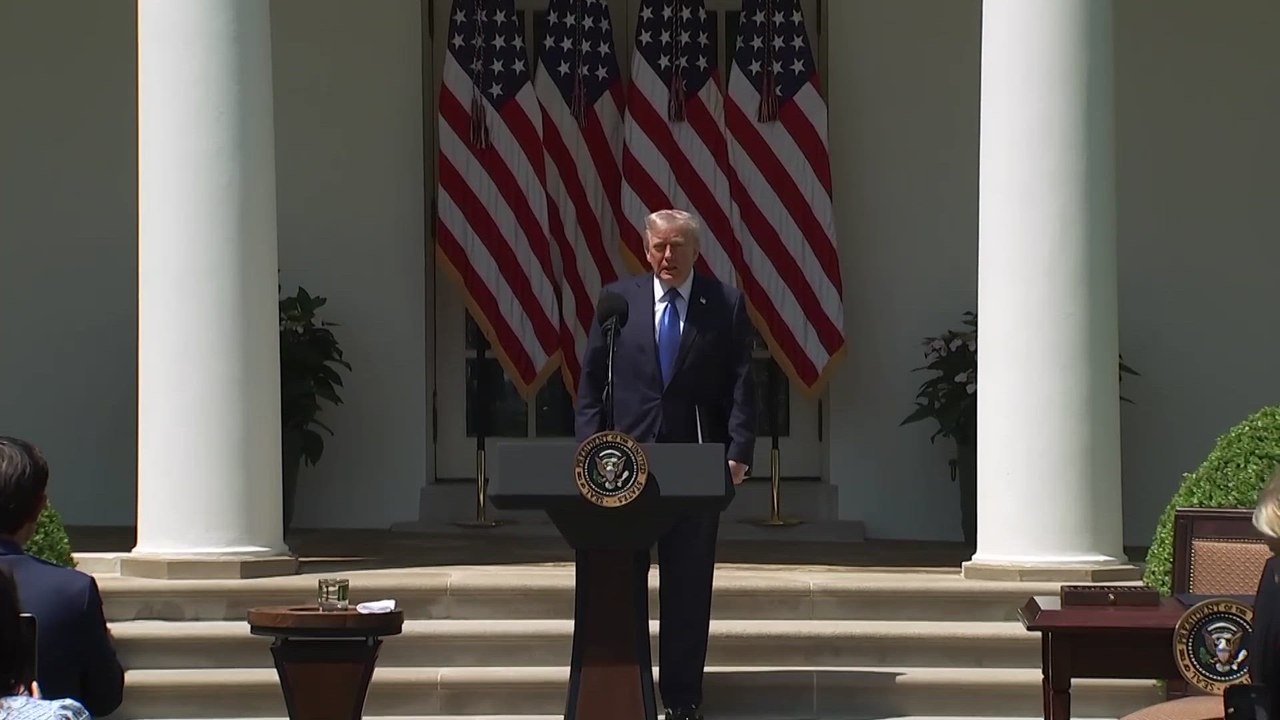 'We are bringing back religion' -Trump hosts National Day of Prayer event