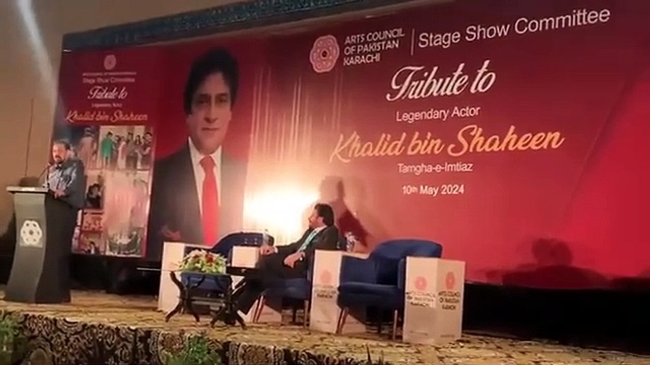 Arts Council of Pakistan Karachi _ Tribute to Khalid bin Shaheen