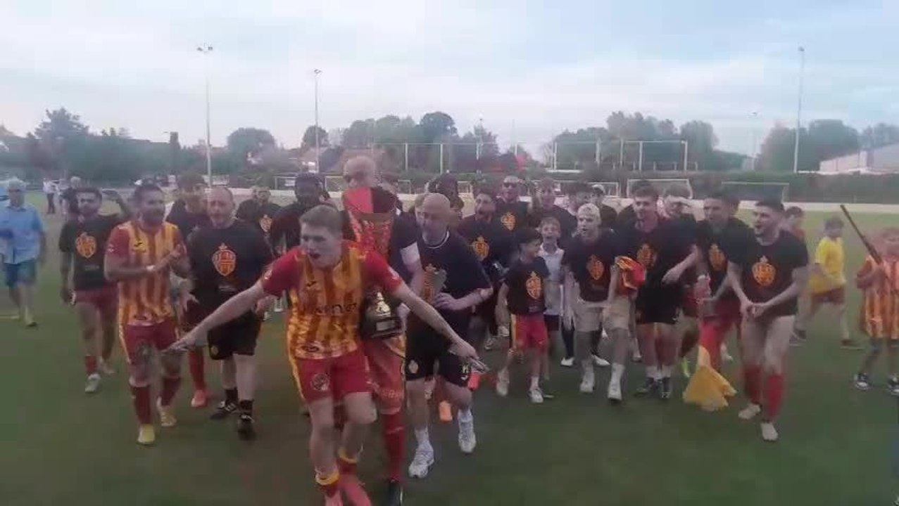 Gosselies célèbre son titre en Coupe du Hainaut