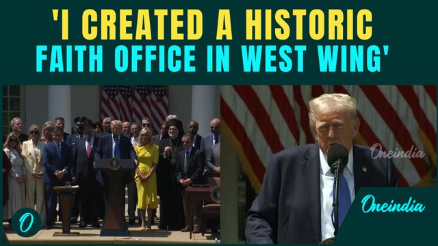 'People of Faith Never allowed At White House': Moment When Trump Says He 'Respects All Religions'