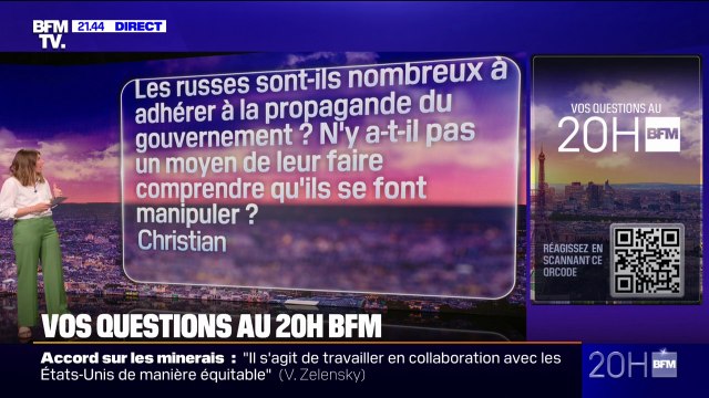 Guerre en Ukraine: les Russes sont-ils nombreux à adhérer à la propagande du gouvernement? Vos questions au 20H BFM