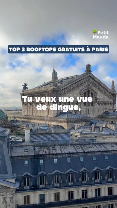 🌇 Vue de rêve, budget zéro : qui dit mieux ?T’as pas besoin de claquer des sous pour kiffer Paris d’en haut. J’ai trouvé 3 endroits stylés pour voir la capitale gratos !👉🏻 Abonne-toi ! 💡Credit : Petit Mauda @printemps @champselysees_paris @bhv