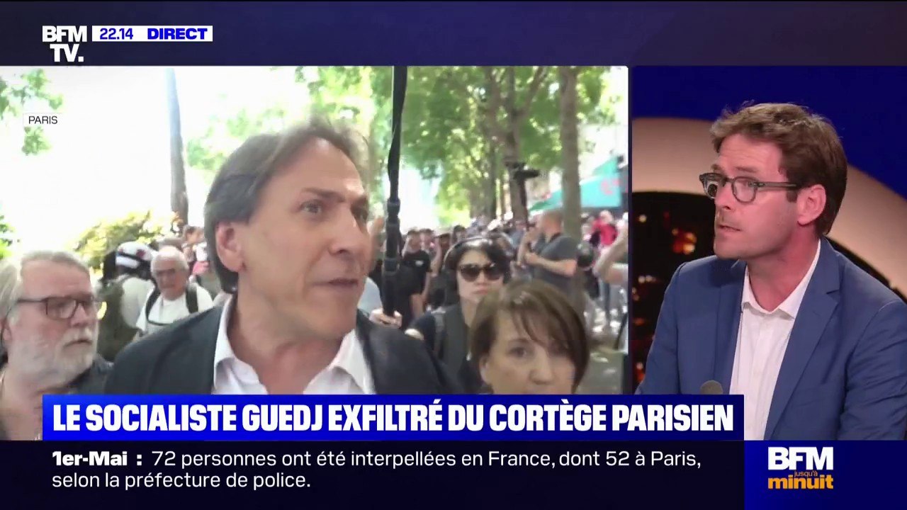 Jérôme Guedj exfiltré du cortège parisien: "Il s'est fait agresser parce qu'il est socialiste et parce qu'il est juif", affirme Nicolas Mayer-Rossignol, maire PS de Rouen