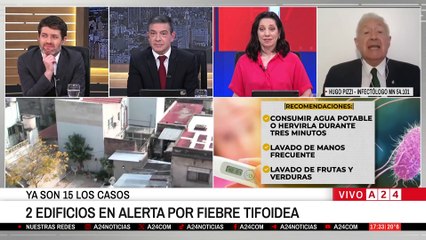 🔵 FIEBRE TIFOIDEA: YA SON 15 LOS CASOS DETECTADOS
