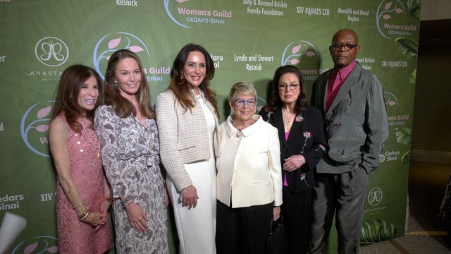 Diane Lane and Samuel L. Jackson 2025 Women's Guild Cedars-Sinai Spring Luncheon Red Carpet