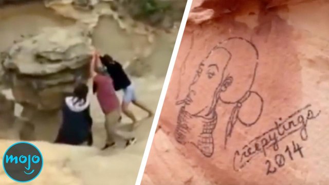 20 Tourist Attractions RUINED by Morons