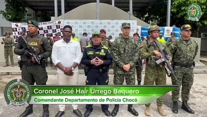 importantes capturas en Chocó