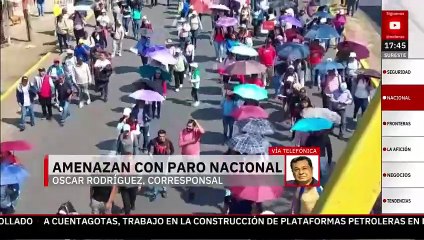 En Oaxaca, maestros de la Sección 22 de la CNTE anuncian paro indefinido