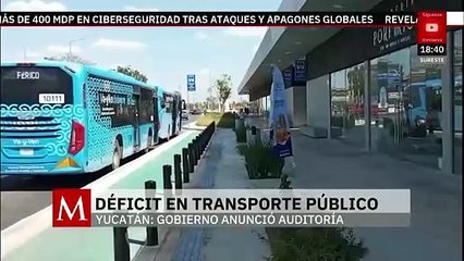 Sistema de transporte público de Yucatán enfrenta un déficit