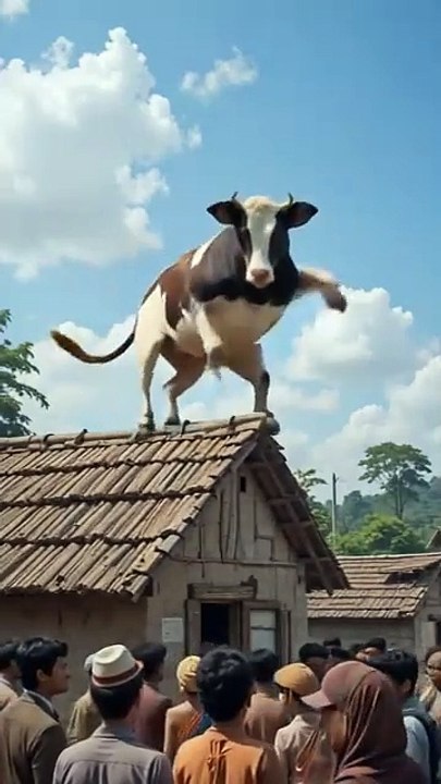 dancing cow