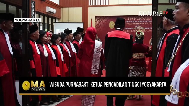 Wisuda Purnabakti Ketua Pengadilan Tinggi Yogyakarta Usai Mengabdi 4 Dekade Lebih - MA NEWS