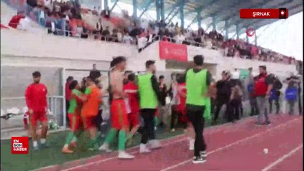 Şırnak'ta futbolcuyu darbeden polis memuru hakkında soruşturma başlatıldı