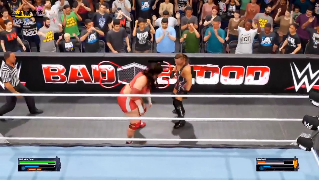 wwe 2k25 gaming wwe rob van dam vs Lakshimi