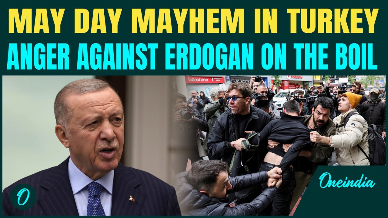 Clashes erupt at Istanbul's Taksim Square |Protests against President Erdogan | Several detained