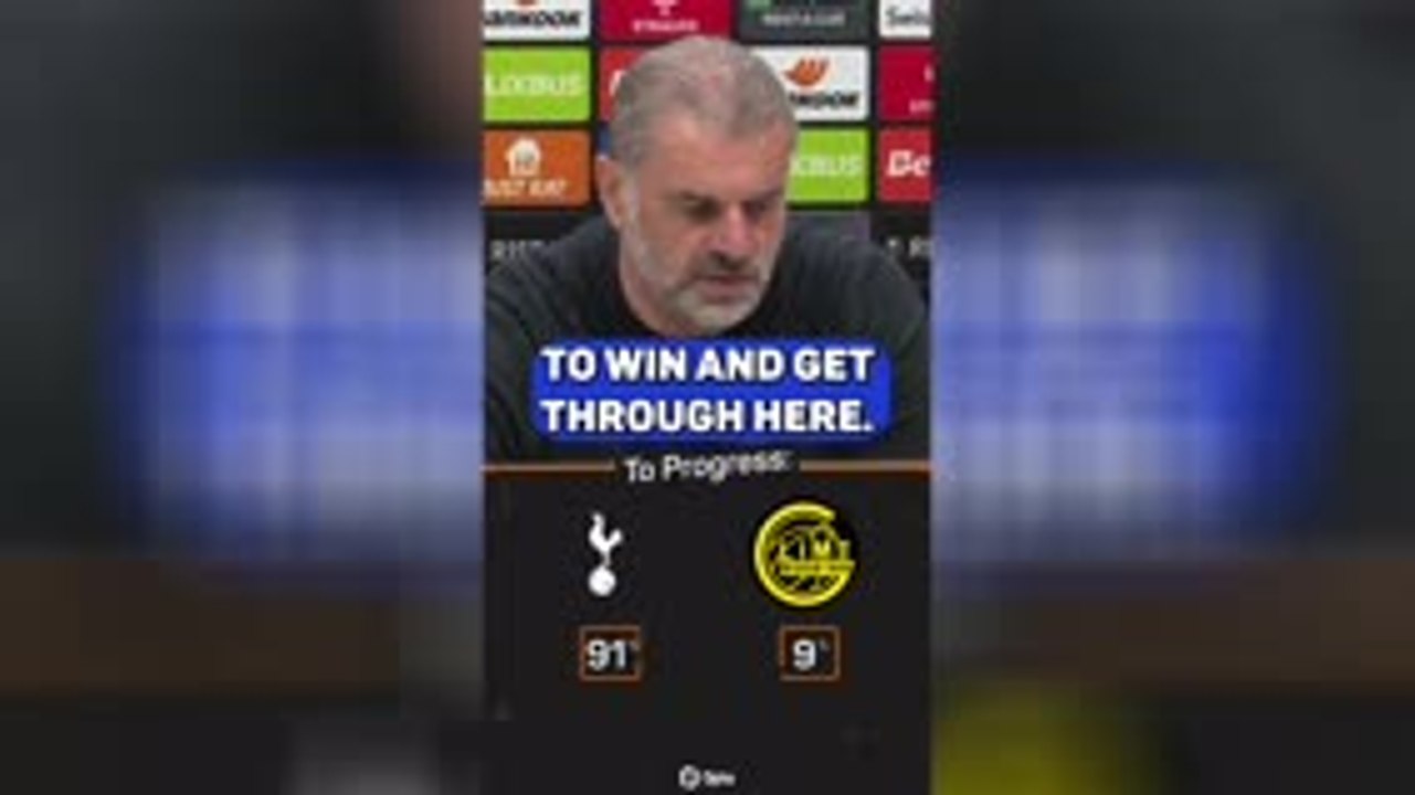 Postecoglou confident Spurs will 'get the job done' at difficult Bodo/Glimt