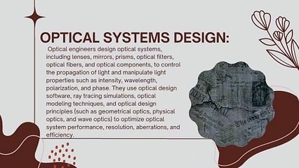 Discover the fascinating world of Optical Engineering! 🌟🔬