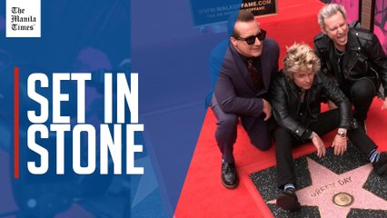 US punk rock band Green Day gets Hollywood Walk of Fame star