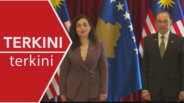 [TERKINI] Anwar terima anugerah tertinggi Order Of Independence daripada Kosovo