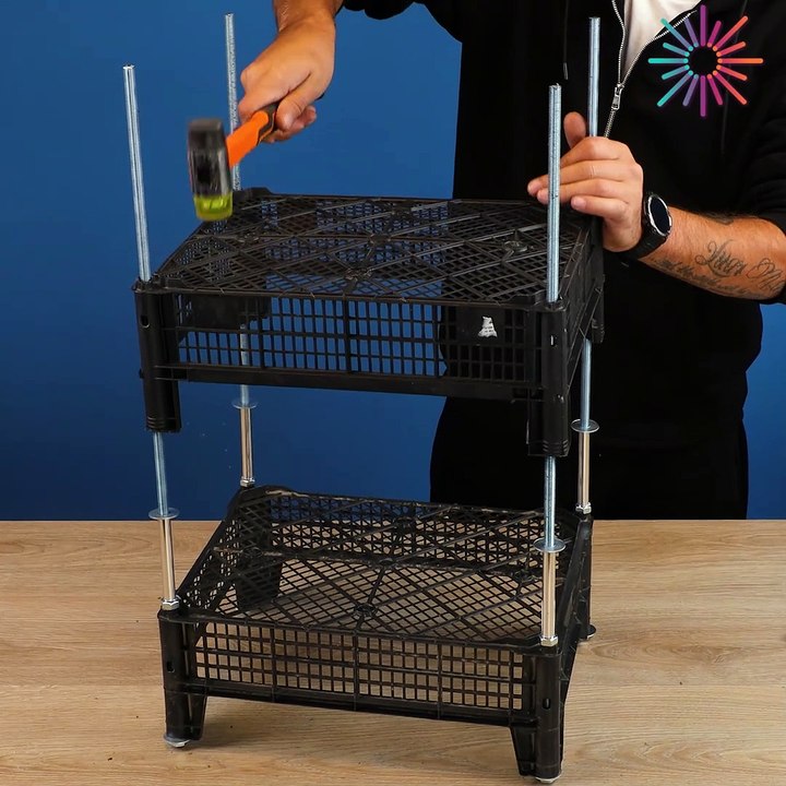 Organized kitchen corner with these storage ideas 🍅🥬