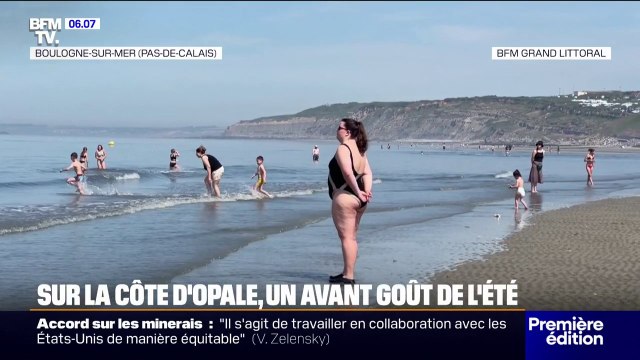 À Boulogne-sur-Mer, dans les Hauts-de-France, le beau temps ravi touristes et commerçants