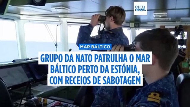 Grupo da NATO liderado pela Bélgica patrulha Mar Báltico para proteger cabos submarinos