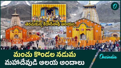 Kedarnath Dham  - కేదారనాథుడికి తొలి పూజలు, దైవభూమిలో అద్భుతం | Oneindi Telugu