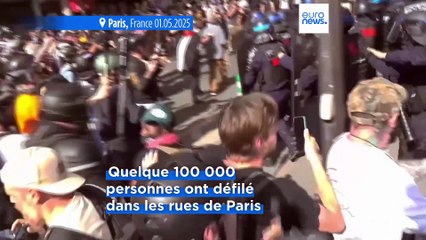 Fête du travail : des centaines de milliers de personnes manifestent dans toute l'Europe