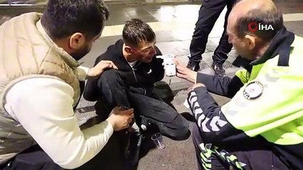 Alkollü kaza yapan sürücünün bahanesi pes dedirtti!