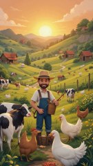 The Farmer and His Animals | Heartwarming Story for Kids
