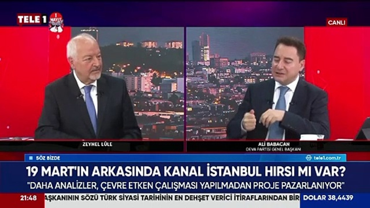 Babacan’dan Kanal İstanbul uyarısı: Ada haline gelecek; savaş ya da deprem olursa tahliye olmaz, yardım ulaşamaz