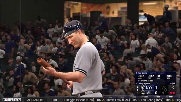 HOFBL Season 2 (9/17): Yankees in playoff form vs Brew Crew; Yankees @ Brewers