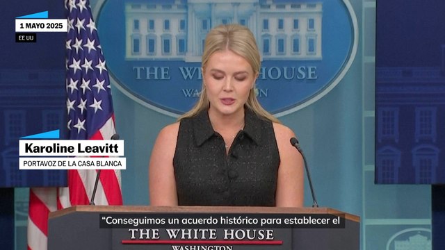 EE UU sobre el acuerdo con Ucrania: Demuestra hasta qué punto el presidente Trump está interesado en garantizar una paz duradera”