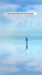 On a trouvé le plus grand désert de sel au monde ✨