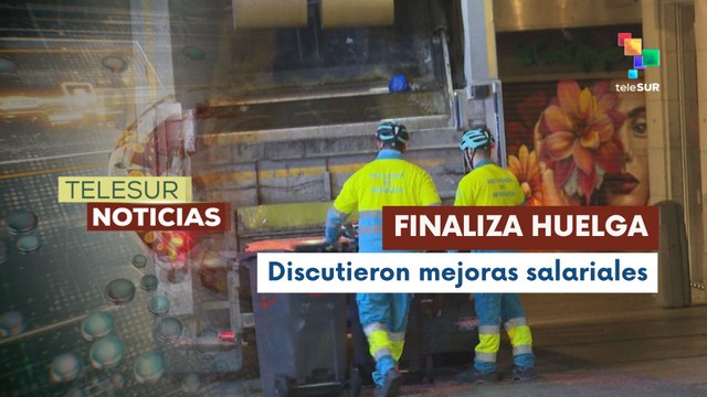 Finalizó en España huelga de recolectores de basura con logros en mejoras laborales