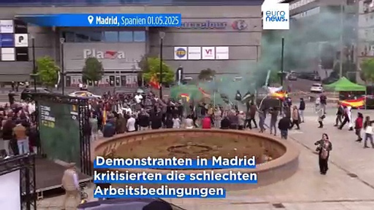 Zehntausende nahmen an den Maikundgebungen in ganz Europa teil