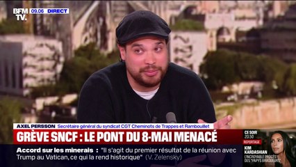 Grève SNCF: "C'est un conflit salarial", affirme Axel Persson (CGT)