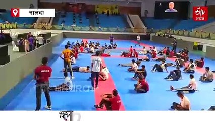 नालंदा में बाल बाल बचे नीतीश कुमार, देखें वीडियो