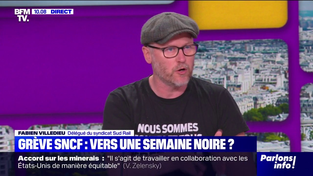 Grève SNCF: "On peut encore ce week-end négocier", affirme Fabien Villedieu (Sud Rail)