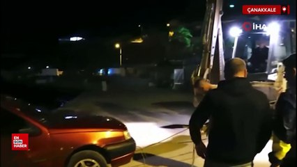 Çanakkale'de alkollü sürücü sahili bir birine kattı
