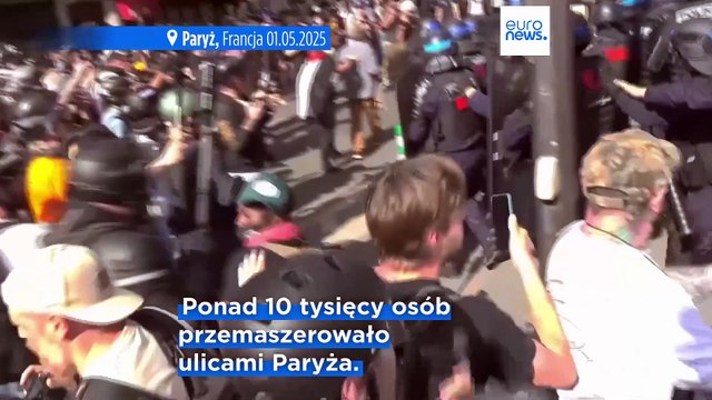 Dziesiątki tysięcy ludzi wzięło udział w wiecach pierwszomajowych w całej Europie