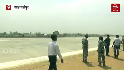 शाहजहांपुर में गंगा एक्सप्रेस-वे पर लड़ाकू विमानों ने भरी उड़ान; मिराज, सुखोई, जगुआर और राफेल की गर्जना