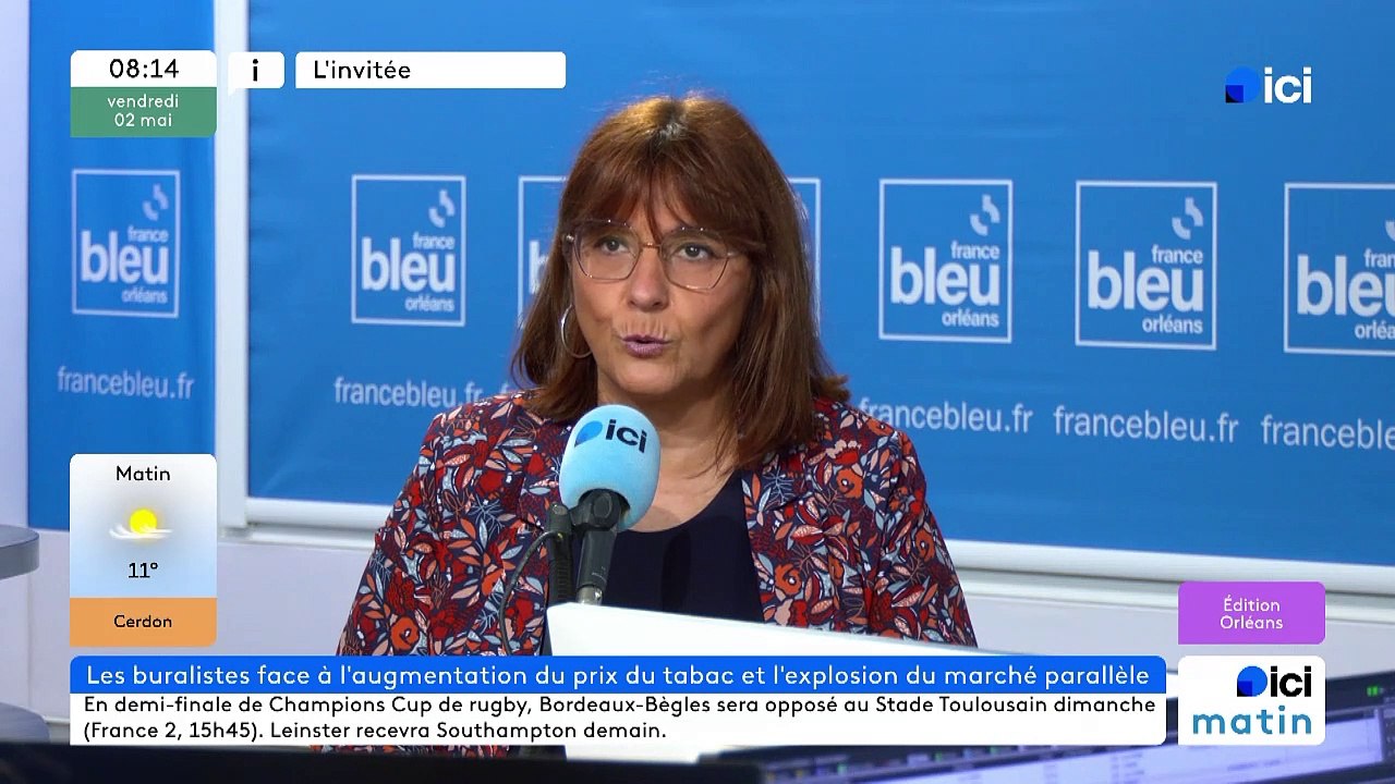 ICI Orléans - L'invité d'ICI Matin : Sandra DINIZ, présidente de la Fédération des buralistes du Loiret