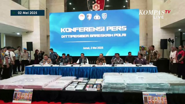 [FULL] Bareskrim Polri Ungkap Kasus Judi Online, Sita Uang Rp75 Miliar hingga Kartu Bank