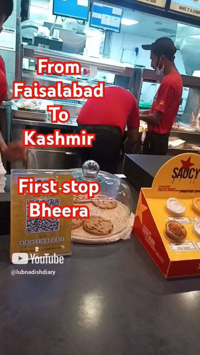 from Faisalabad to Kashmirour first stop, Bheera